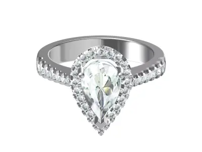 Wedding Ring  3D print model 86