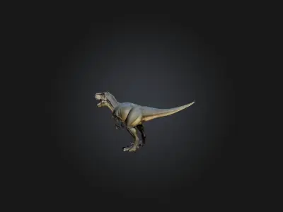 Realistic dinosaur Model Low-poly 3D model purchase