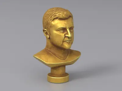  Golden Bust of Zelensky 