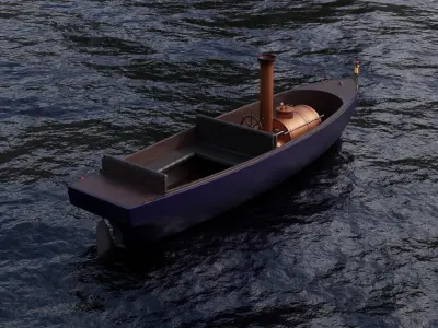 Old Boat  3D model