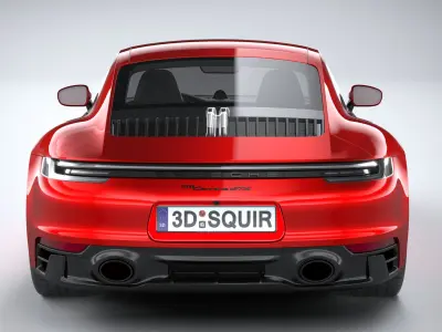 Porsche 911 992 Carrera GTS 2022 3D model