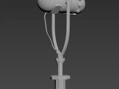 MICROPHONE earphone 3D model