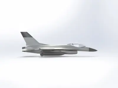 F16 FIGHTER JET 3D print model