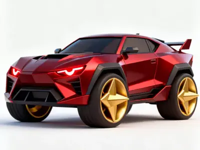 Arrowhead Super SUV 3D Model Low-poly 3D model