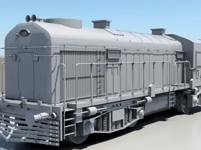 Indian Railway and LBH Coach  model  3D model