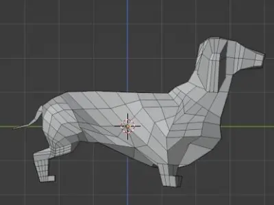 dachshund 3D model