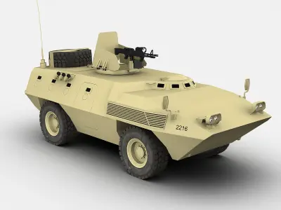 Fiat 6614 APC 1994 3D model