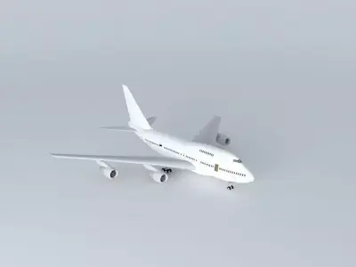 Template Boeing 747SP PW; Superfix4 Free 3D model