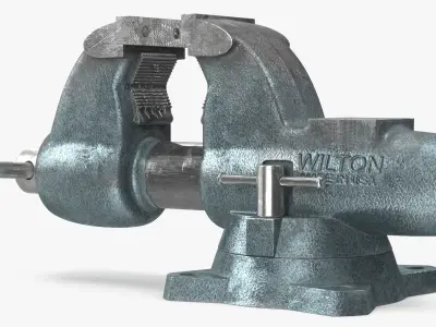 Wilton Pipe Bench Vise Dusty 3D model