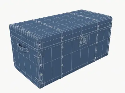 Vintage chests 3D Model Pack