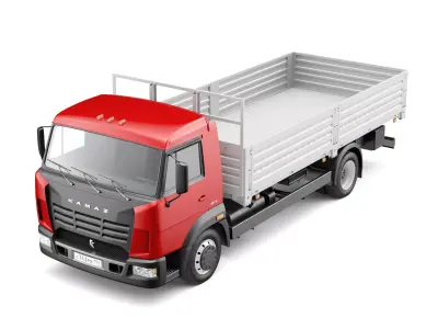 Truck KAMAZ 4308 3D model
