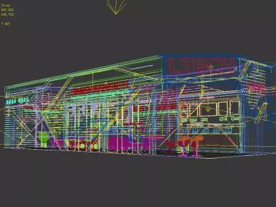 Exhibition - Area -6X18-3DMAX2009-021 3D model