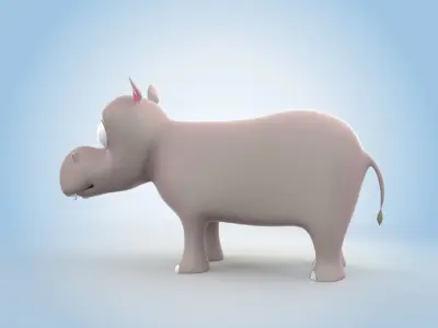 Hippo 3D model