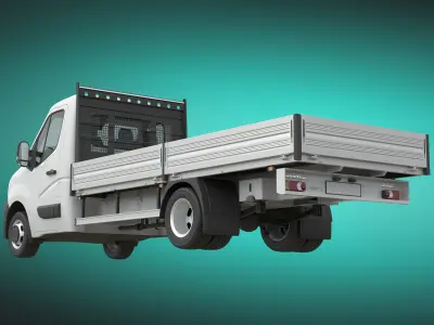 Renault Master 2020 Chassis Cab MAXI 3D model