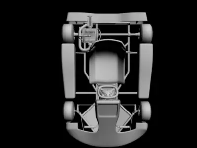 kart go Free 3D model