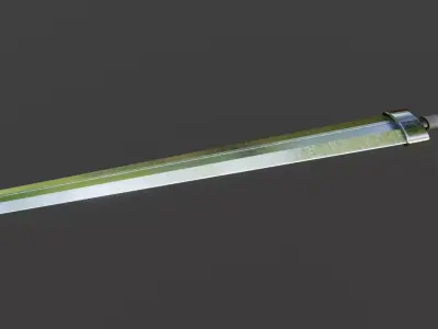 Handcrafted Realistic Greatsword Replica - 3D Model Low-poly 3D model