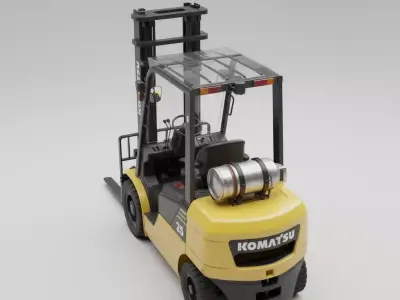 Komatsu Forklift 3D model