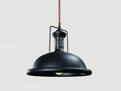 Ceiling lamp Low-poly 3D model 10