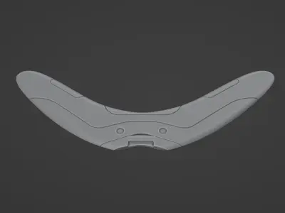 Scifi Boomerang For 3d Print 3D print model