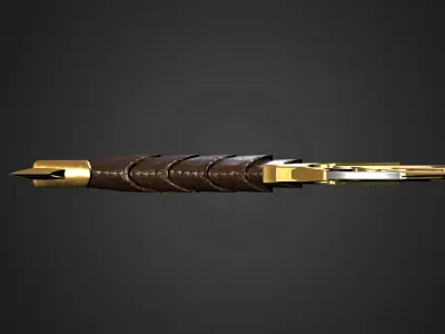Fantasy Medieval Sword 3D model