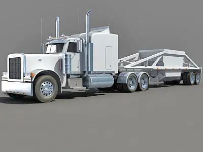 Bottom Dump Truck 3D model