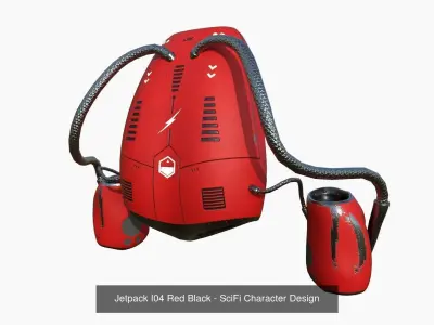 10 Jetpacks I Collection - SciFi Character Design