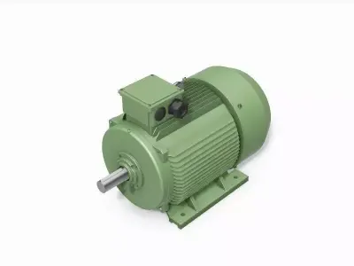 280M B3 Top 2 Pole IEC electric motor - 3D CAD model 3D model