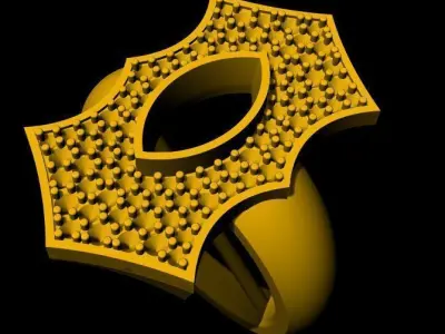 Antique Ring 3dm file 3D print model