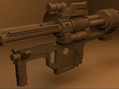 shooter-gun gun 3D model