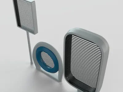 Ewicon Wind Turbine 3D model