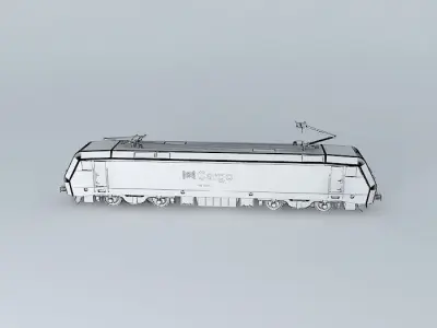 Siemens - ES 64 F / Series 152 / DB Cargo livery Free 3D model