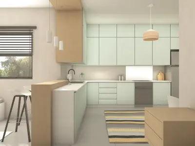 House Interior 1 - Two Storey 3D model