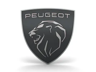 Peugeot logo 3D model purchase