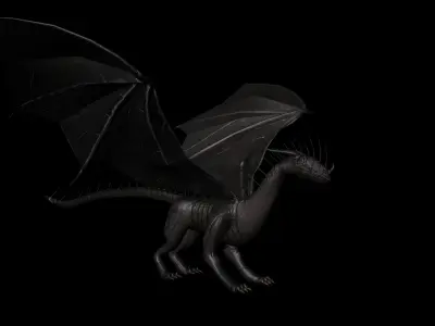 Dragon 3D model 11