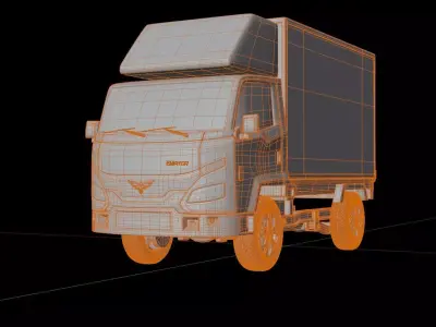 Montra Electric Eviator truck 3D model