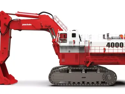 Poclain Hydraulic Excavator Shovel 3D model