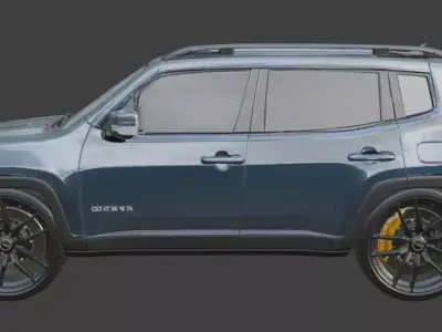 jeep animation 3D model