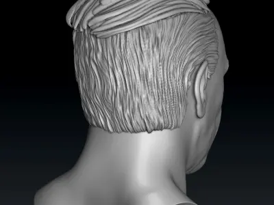 Till Lindemann Smile and Screaming  Head model for 3D printing  3D print model