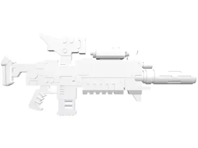 Revised Bolter Rifle Pack 3D print model