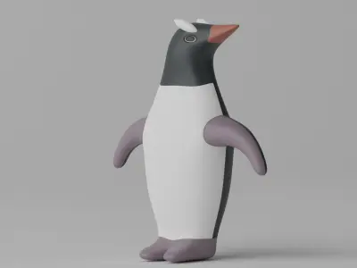 Cartoon Penguin 3D model