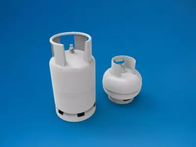 Gas cylinder 3D print model