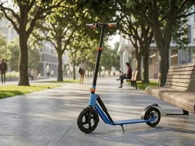 Foldable Kick Scooter 3D Model 3D model
