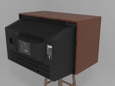 TV - Hitachi CNP 190 3D model