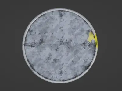 Oil Drum - Industrial - Prop and Game Ready Low poly object Free low-poly 3D model
