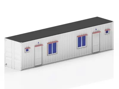Container house 3D print model purchase