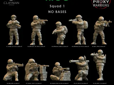 IRGC Squad 1 1 56 scale 3D print model