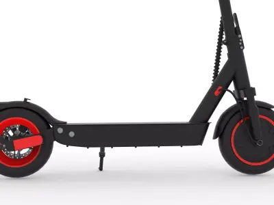 scooter Low-poly 3D model order