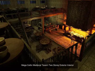 Medieval Tavern Collection 3D Model Pack