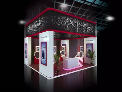 Exhibition - Area - 6X6-3DMAX2009-44 3D model
