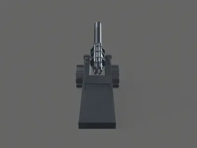 SS Bertha Low-poly 3D model